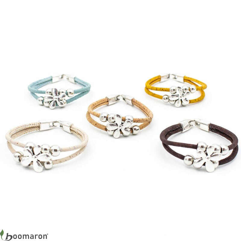 Bracelet en liège bi-lanière