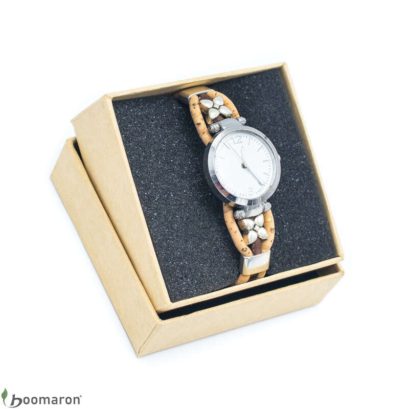 montre femme artisanal en liège