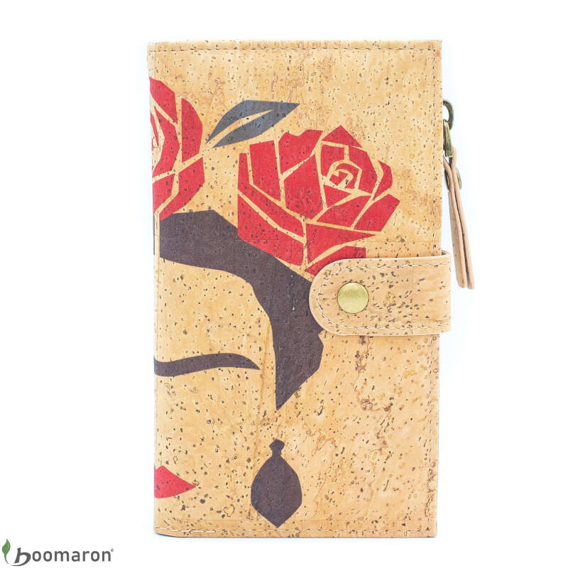 Portefeuille en Liège Frida Kahlo Femme