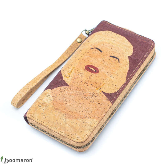 Portefeuille en Liège Frida Kahlo Femme