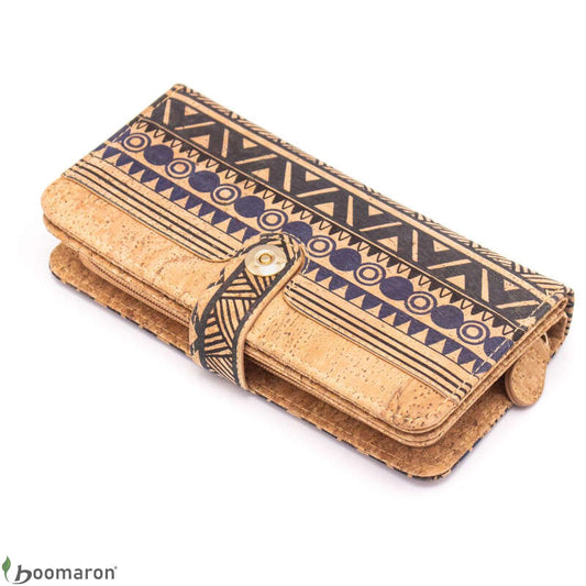 Portefeuille femme artisanal en liège