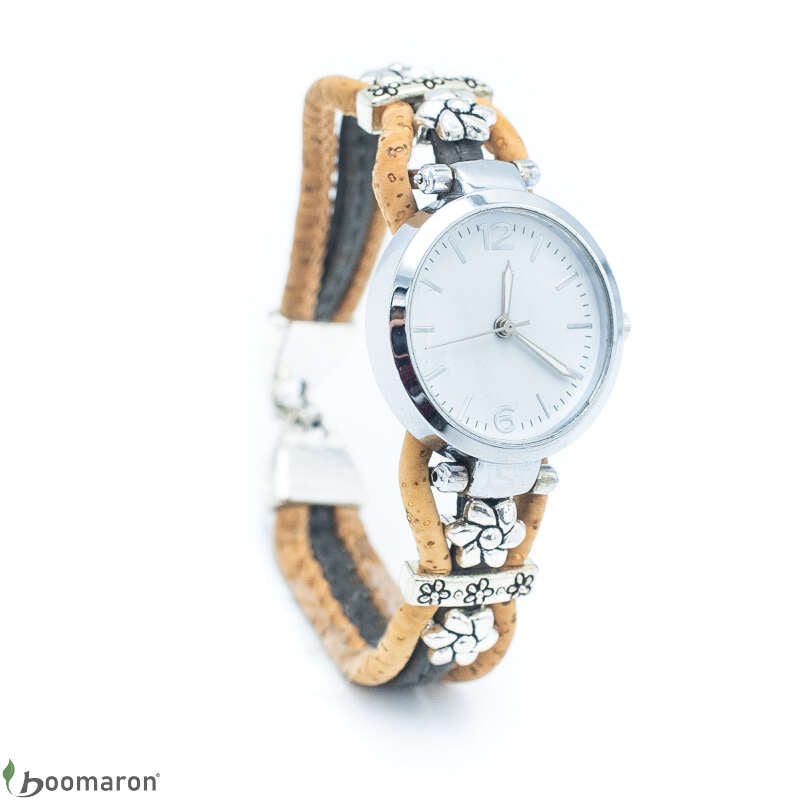 Montre en liège vegan