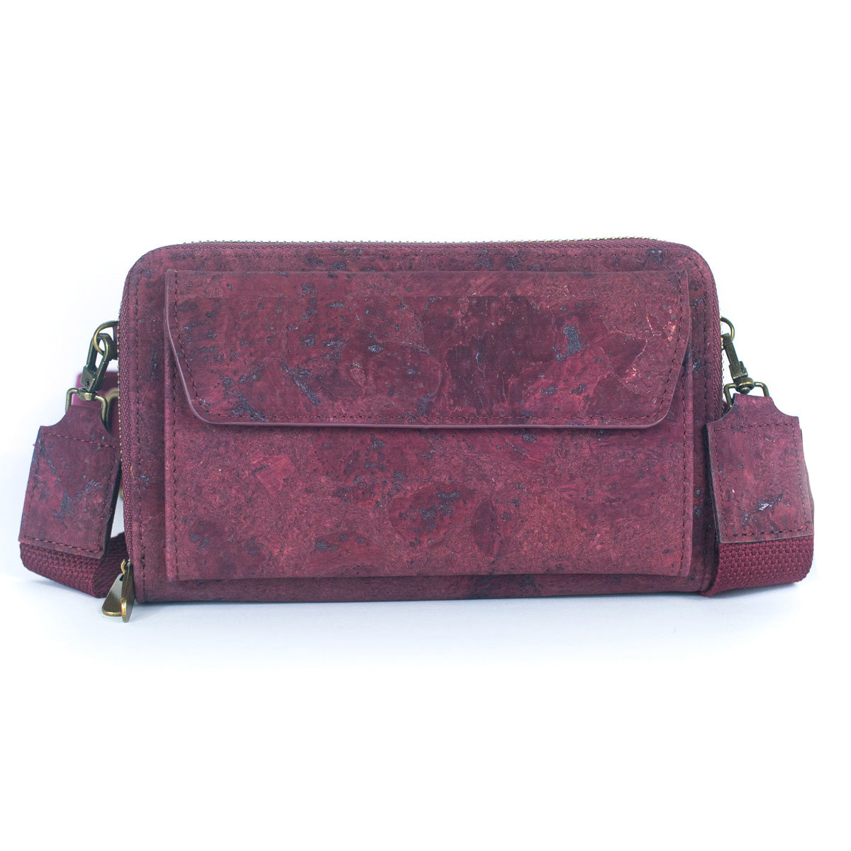 Stylish Front Pocket Cork Crossbody Wallet & Mobile Phone Bag BAG-2271