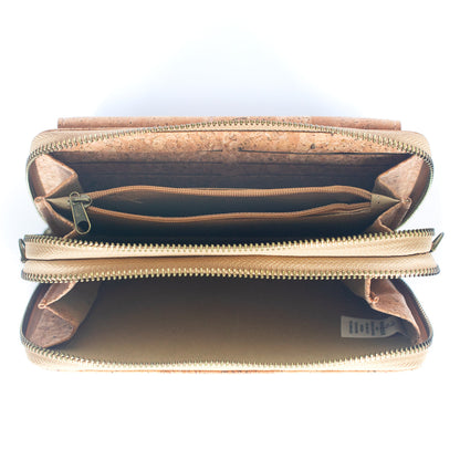 Stylish Front Pocket Cork Crossbody Wallet & Mobile Phone Bag BAG-2271