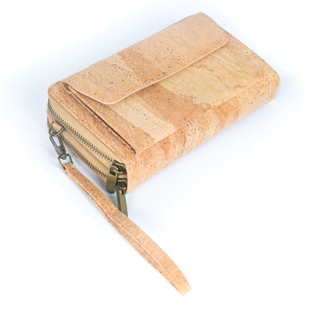 Stylish Front Pocket Cork Crossbody Wallet & Mobile Phone Bag BAG-2271