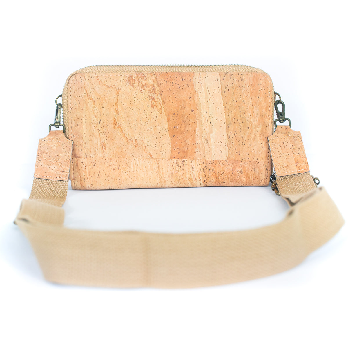Stylish Front Pocket Cork Crossbody Wallet & Mobile Phone Bag BAG-2271