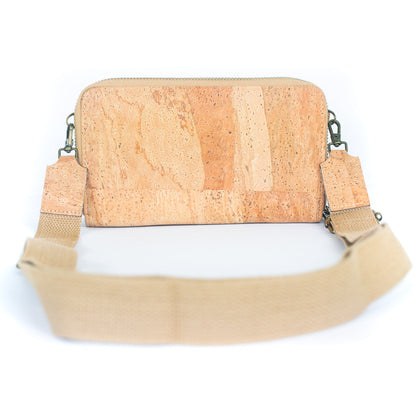 Stylish Front Pocket Cork Crossbody Wallet & Mobile Phone Bag BAG-2271
