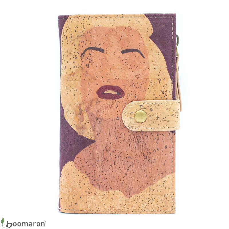Portefeuille en Liège femme artisanal