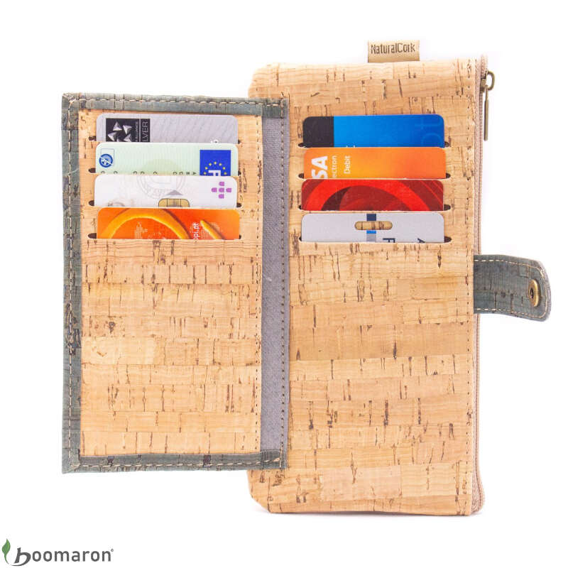 portefeuille conçu par des artisans du liège au Portugal