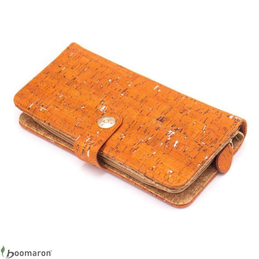 Portefeuille artisanal en liège 