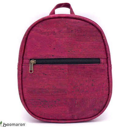 Sac à dos liège compact bordeau
