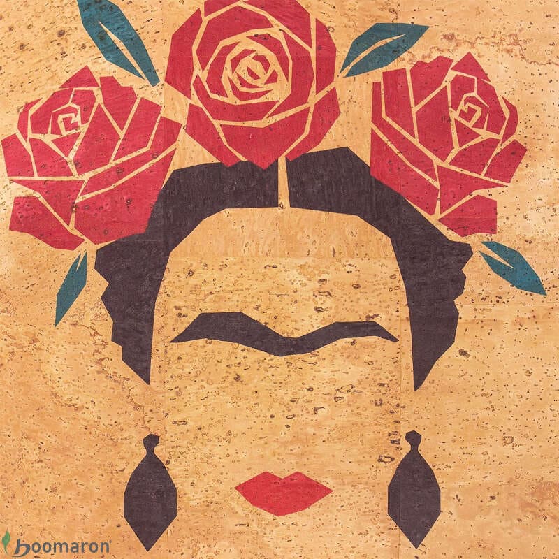 sac à dos artisanal en liège frida kahlo