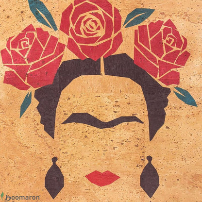 sac à dos artisanal en liège frida kahlo