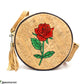 sac besace rond naturel